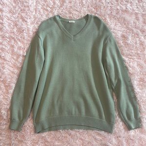 John Galt Sage Nikki V-Neck Sweater